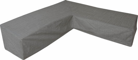 Eurotrail waterdichte hoes voor l vormige loungeset, hoekbank, cantonic 270x270cm, grijs