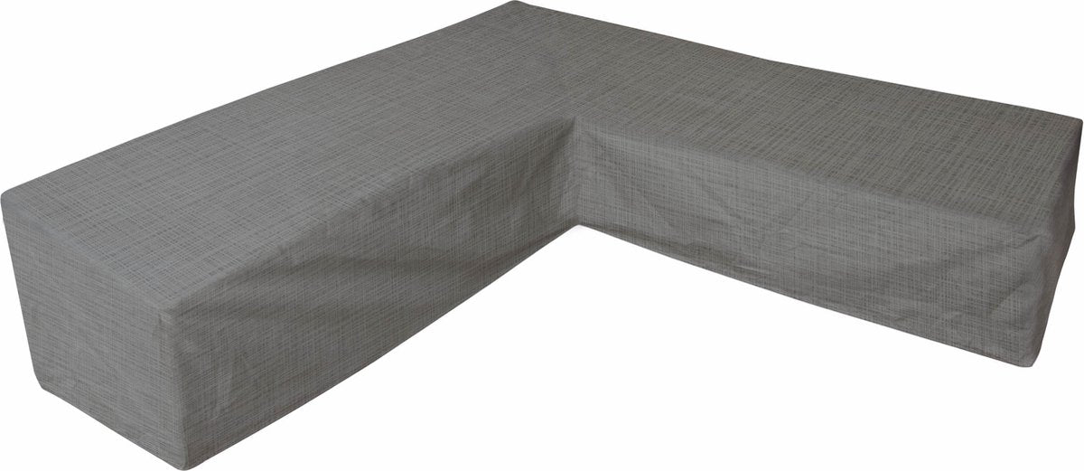Eurotrail waterdichte hoes voor l vormige loungeset, hoekbank, cantonic 305x250x100 70 cm, grijs