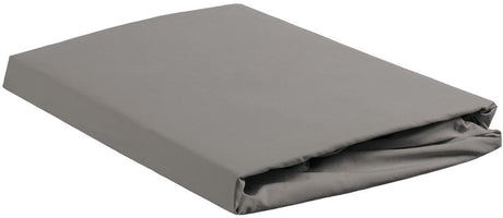 Ambiante - katoen - hoeslaken - 90x220 cm - grijs