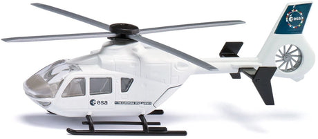 Siku 2537, esa-helicopter, 1:55, metaal kunststof, wit, beweegbare rotoren