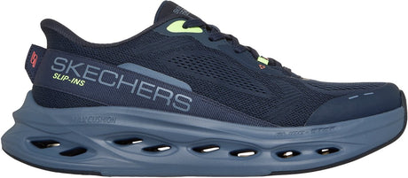 Skechers max cushioning glide-step heren sportschoenen - donkerblauw multi 46