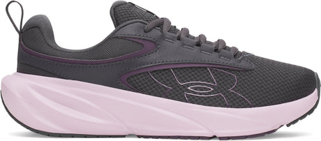 Under armour ua w surge 5-gry dames sportschoenen - anthracite - mauve roze - paars echo 37.5