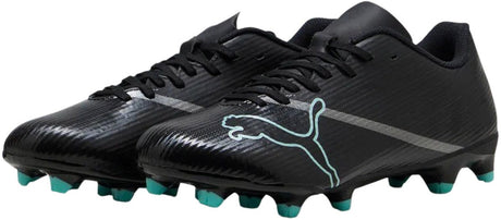 Puma ultra 7 play fg ag unisex sportschoenen - black-intense mint