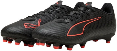 Puma ultra 6 play fg ag unisex sportschoenen - black- red 46