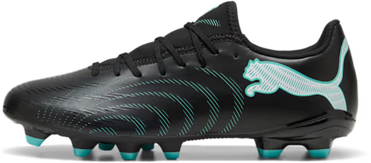 Puma future 9 play fg ag unisex sportschoenen - black-intense mint- white