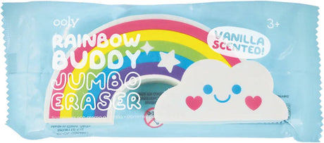 Ooly - rainbow buddy - grote geurende gum - regenbooggum met vanillegeur