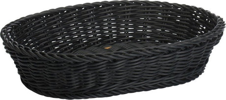 Westmark saleen broodmand ovaal zwart 32x23x7cm - kunststof design.
