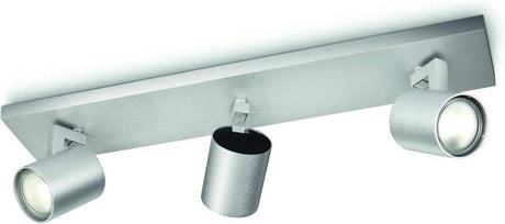 Philips led philips runner opbouwspot - 3-lichts - aluminium