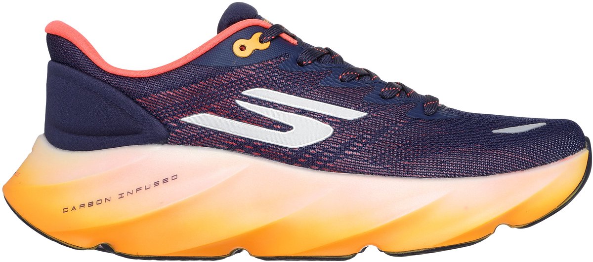 Skechers skx aero burst heren sportschoenen - donkerblauw oranje 43.5