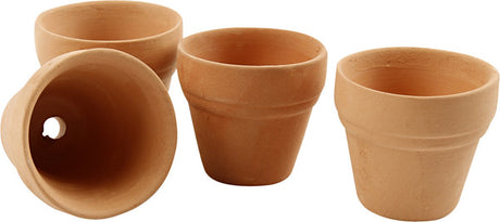Creativ company bloempot, d: 3,4 cm, h: 3,1 cm, 48 stuks