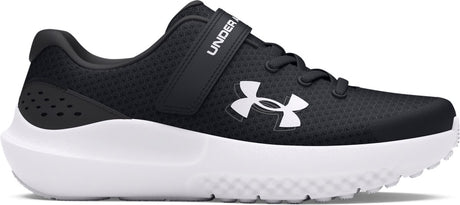 Under armour ua bps surge 4 ac-blk jongens sportschoenen - zwart - antraciet - wit