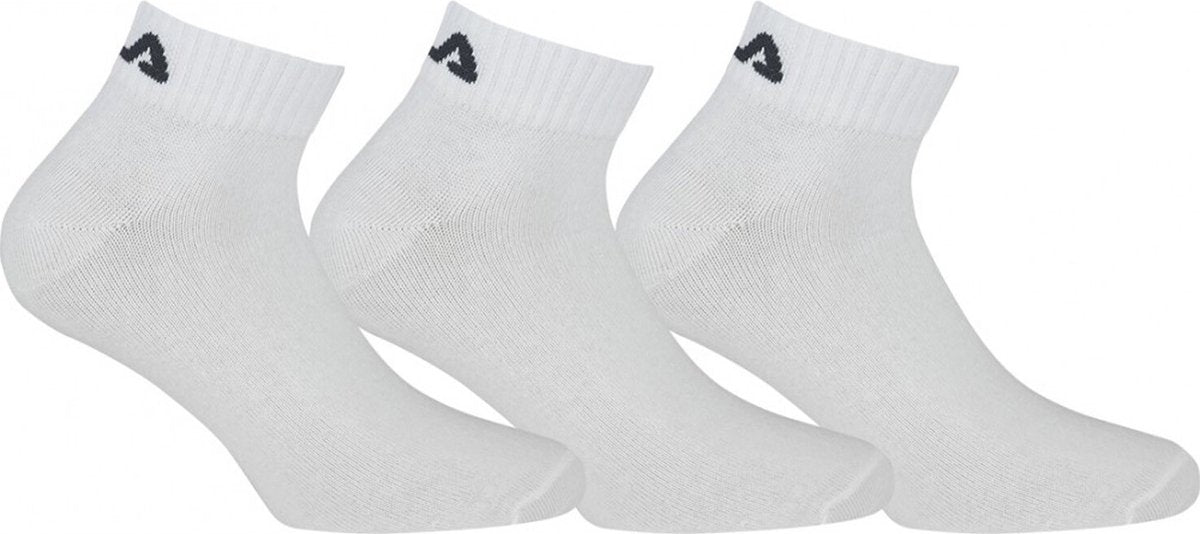 Fila - ankle socks 3-pack - witte enkelsokken - 43 - 46 - wit