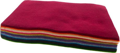 Creativ company hobbyvilt diverse kleuren, 24 vellen