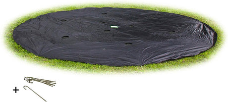 Exit toys exit groundlevel trampoline afdekhoes ø427cm - trampoline beschermhoes - weerbestendig - rond - afdekzeil