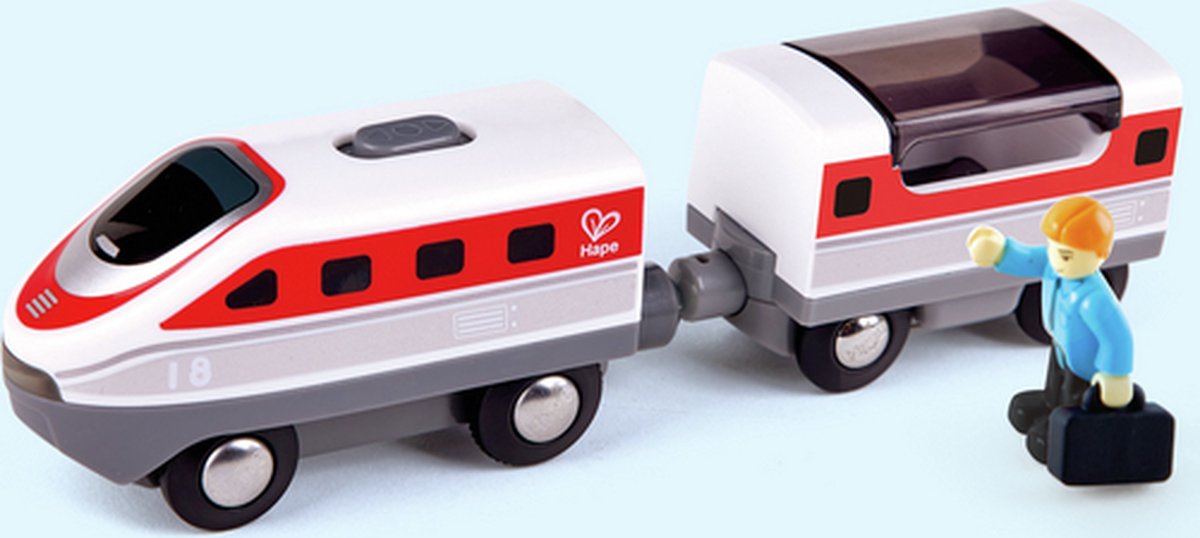 Hape intercity-treinenset op batterijen