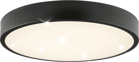 Brilliant slimline starry - ø 39 cm - led 11w - 4000k - zwart wit