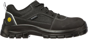 Skechers trophus heren veterschoenen - zwart