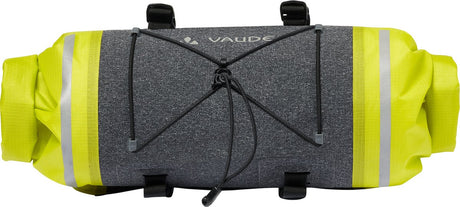 Vaude trailfront compact fietstas stuurtas unisex bright green black >70% recycled materiaal