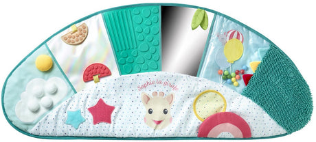 Sophie la girafe sophie de giraf sensory awakening mat – baby speelmat met >16 verschillende texturen – stimuleert zintuigen, tastzin en motoriek – veilig, rolbaar en draagbaar – geschikt voor baby’s vanaf 10 maanden
