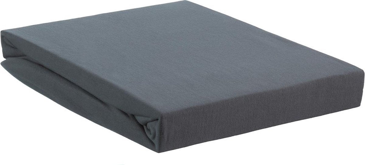 Beddinghouse - jersey-stretch - topper hoeslaken - 90x220 cm - koel grijs