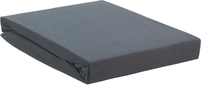 Beddinghouse - jersey-stretch - topper hoeslaken - 180x220 cm - koel grijs
