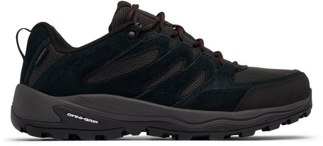 Columbia redmond™ iv low waterproof heren wandelschoenen - black, mountain red 45