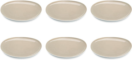 Medard de noblat - oslo linen - dinerbord 28 cm - 6 delig - stoneware