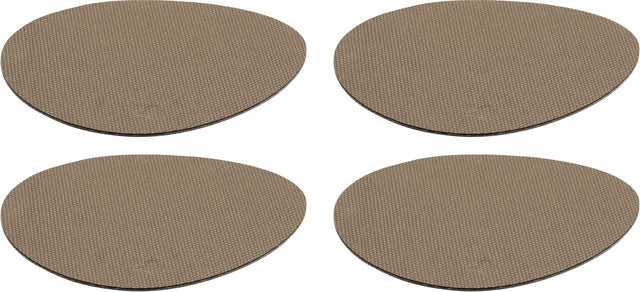 Leonardo gocce onderzetter bruin- set 4
