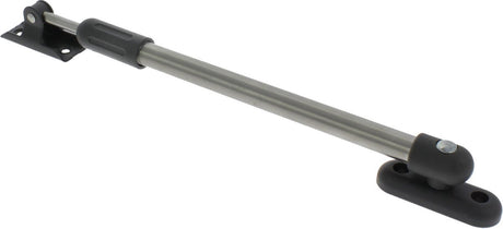 Starx teleraamuitzetter - raamuitzetter voor naar buitendraaiende ramen - rvs - voorzien van regelknop voor instelling van de remweerstand - continu instelbaar - lengte 30 cm - kleur grijs