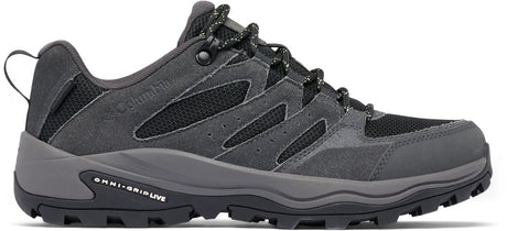 Columbia redmond™ iv low waterproof dames wandelschoenen - black, citron haze 40