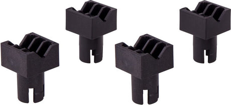 Wolfcraft - 4 klembekken voor werktafel - werkbladspanner - werkbank klem - 6172000