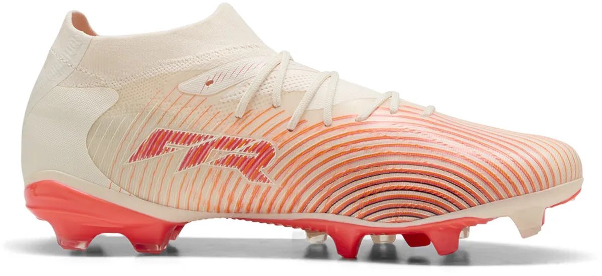 Puma future 9 match fg ag unisex sportschoenen - sugared almond- white-ultra red- black