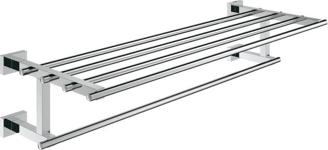 Grohe essentials cube handdoekhouder met rek voor meerdere handdoeken - 600 mm
