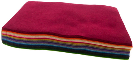 Creativ company hobbyvilt diverse kleuren, 24 vellen