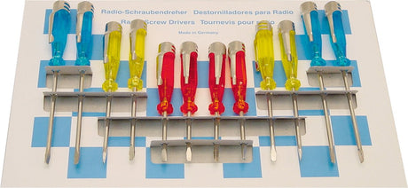 Merkloos sans marque fittingschroevendraaierset metalen clip à 12st