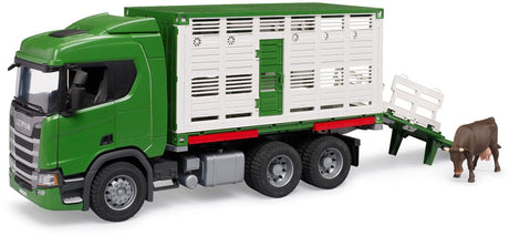Bruder 03548 - scania super 560r veetransportwagen met koe