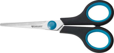 Westcott schaar - 13 cm - easy grip - rvs - softgrip - ac-e30250