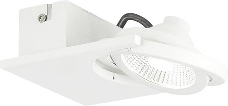 Eglo design brea - spot - 1 lichts - wit, helder