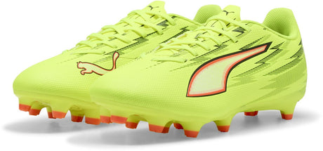 Puma ultra 6 play fg ag unisex sportschoenen - yellow alert- black-glowing red-lime squeeze