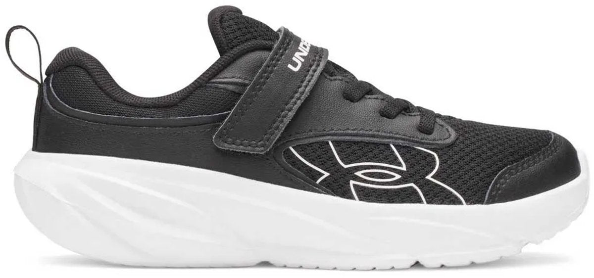Under armour ua bps surge 5 ac-blk jongens sportschoenen - zwart - wit 32