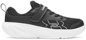 Under armour ua bps surge 5 ac-blk jongens sportschoenen - zwart - wit 32