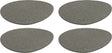 Leonardo gocce onderzetter grijs - set 4