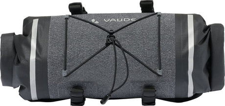 Vaude trailfront compact fietstas stuurtas unisex black uni >70% recycled materiaal