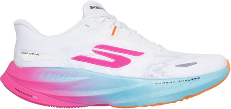 Skechers skx aero spark dames sportschoenen - wit multi