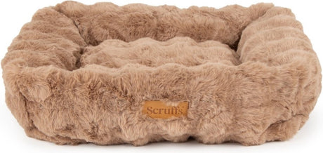 Scruffs - alpine box bed - hondenmand - taupe - x-large 90 x 70 cm