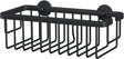 Tesa® tesa doucherek aluxx black matzwart badkamer zelfklevend zonder boren – 92x250x125mm