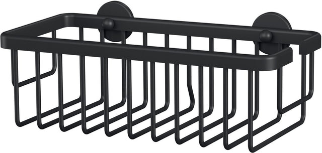Tesa® tesa doucherek aluxx black matzwart badkamer zelfklevend zonder boren – 92x250x125mm