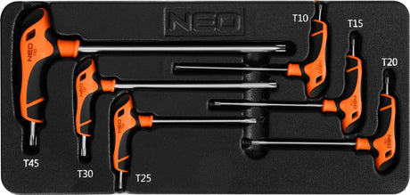 Neo 84-264 torx sleutel set, 6 delig