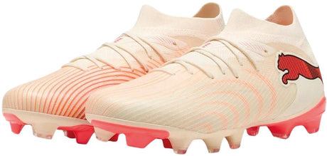 Puma future 9 match fg ag wn's dames sportschoenen - sugared almond- white-ultra red- black 38.5