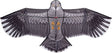 Dragon fly vlieger - arend - zwart grijs - 180 x 80 cm - vanaf 6 jaar